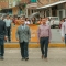 MIEMBROS DEL GAD PARROQUIAL PRESENTES EN EL DESFILE CIVICO DE LA HERMANA PARROQUIA LA BOCANA